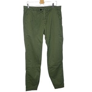 Hartford Alternative Classics Mens Chinos sz 54 US 38 Olive‎ Green 100% Cotton